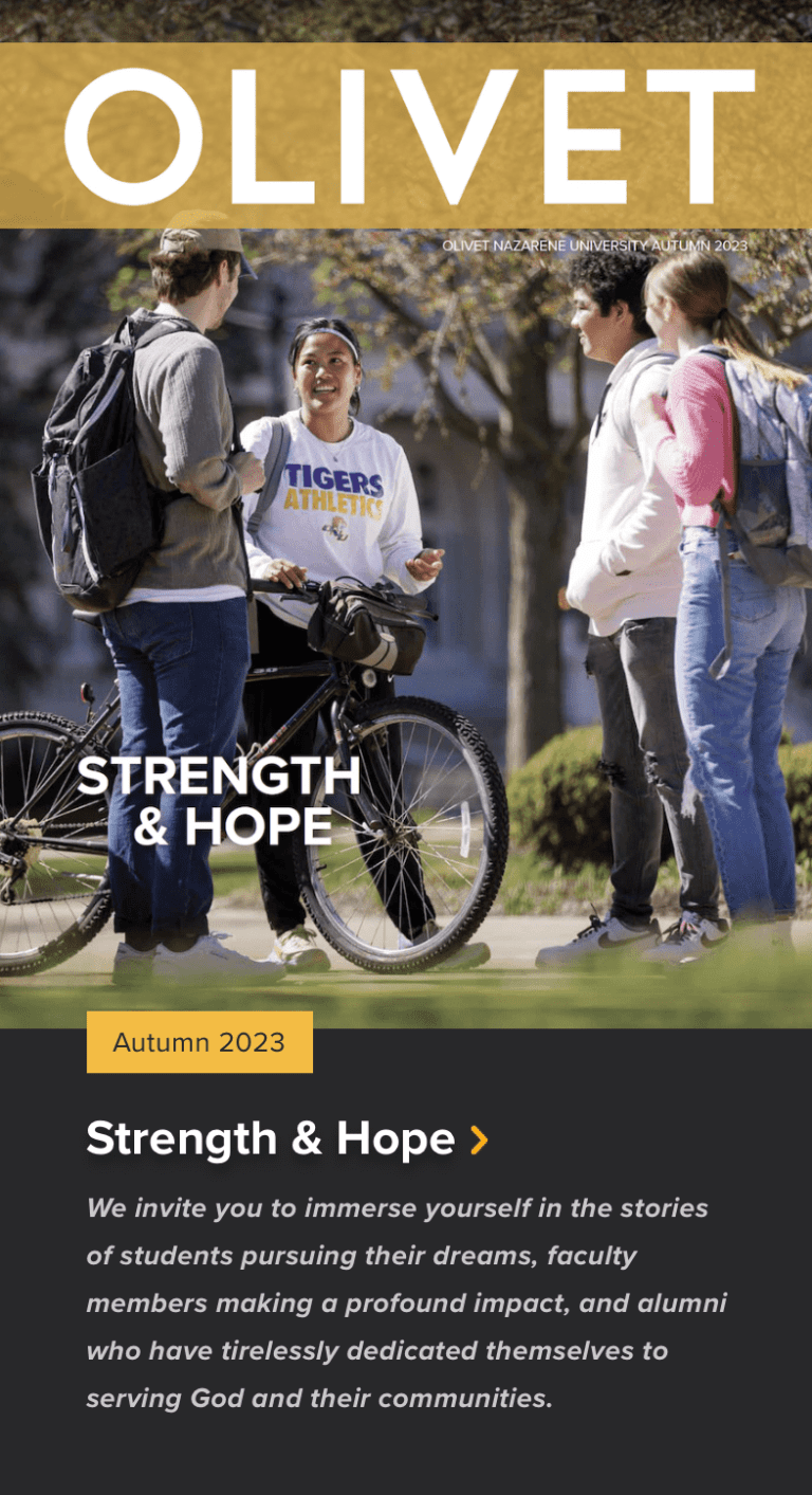 Strength & Hope issue, Olivet